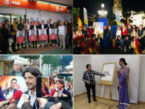 Arranca la campaña electoral con la tradicional pegada simbólica de carteles