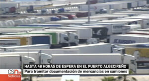 Colapso: Atascos de hasta 48 horas en el puerto de Algeciras
