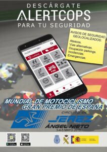 Interior adapta ALERTCOPS al Mundial de Motociclismo GP 2019