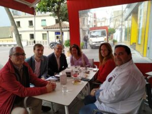 El PSOE y Apymeal coinciden en la importancia de reactivar la Mesa del Comercio