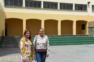 El Ayuntamiento acomete obras de mejora y mantenimiento en el CEIP General Castaños