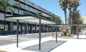 El Puerto de Algeciras estrena el nuevo acerado que conecta el Acceso Central Paco de Lucía con la terminal de pasajeros