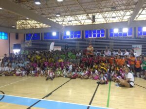 Clausurado el primer turno del campus multideportes en el pabellón Municipal