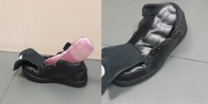 Detenido en el puerto de Algeciras con más de un kilo de hachís oculto en las zapatillas de deporte