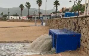 Verdemar denuncia un vertido de aguas residuales en Getares por el fallo de los bombeos