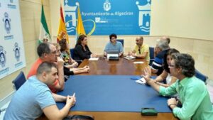 Sergio Pelayo comienza la organización de la Noche de Tosantos en el mercado Ingeniero Torroja