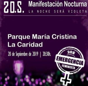 Los colectivos feministas, molestos por las formas de la convocatoria de manifestación del día 20
