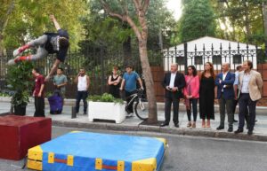 Continúan las actividades en la avenida Capitán Ontañón con motivo de la Semana de la Movilidad