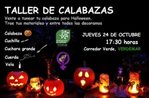 Verdemar organiza un taller de creación de calabazas para su manifestación de Tosantos