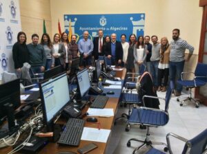 El alcalde supervisa el normal funcionamiento del centro de datos