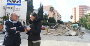 Comienzan las obras en la confluencia entre la calle Príncipes de España y Virgen del Carmen