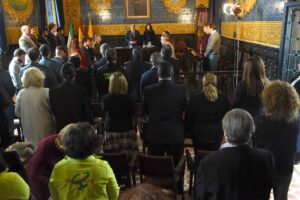 Algeciras muestra su rechazo a la violencia de género con un acto institucional en el Ayuntamiento