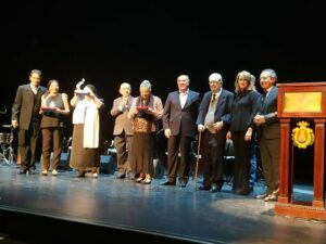 El alcalde entrega la XXVII Palma de Plata a Juana la del Pipa, Inés Bacán y Dolores Agujetas