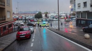 Restricciones en el acceso al centro por la reparación del hundimiento de la calle Convento