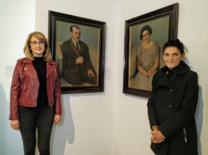 Dos retratos del pintor Rafael Árgeles se incorporan desde hoy a la colección municipal