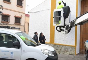 El nuevo alumbrado para el Barrio de La Caridad llega a la Villa Vieja