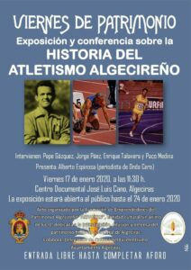 AEPA organiza el viernes un coloquio y una exposición sobre el atletismo algecireño