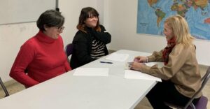 Eva Pajares traslada su apoyo al proyecto contra la trata de la Fundación Amaranta