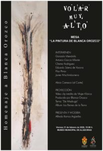 El Museo Municipal acogerá mañana una mesa redonda sobre la pintura de Blanca Orozco