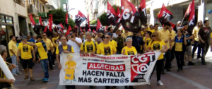 CCOO denuncia el recorte de la plantilla de reparto de Correos en el Campo de Gibraltar