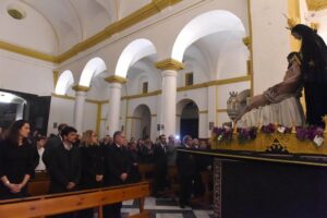 El Cristo de la Caridad protagoniza el tradicional Via Crucis del Consejo de Hermandades