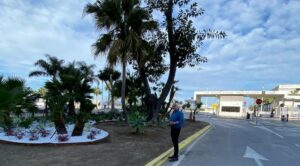 La colaboración entre Ayuntamiento y APBA permite mejorar la rotonda cercana al acceso central