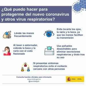 ¿Cómo protegerme contra el coronavirus? El Ministerio de Sanidad informa