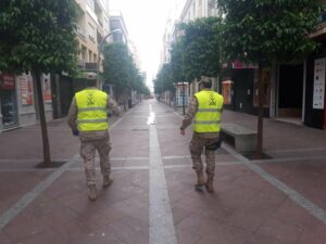Infantería de Marina despliega patrullas en municipios de la Sierra, Tarifa y Algeciras