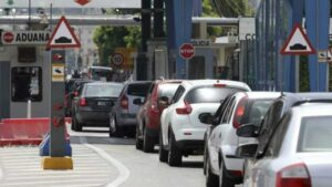 La frontera de Gibraltar registra colas en horas punta en pleno Estado de Alarma