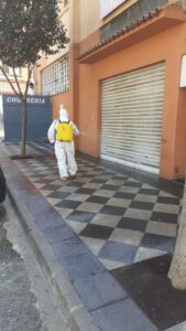 Continúan las labores de desinfección para evitar posibles contagios en la ciudad