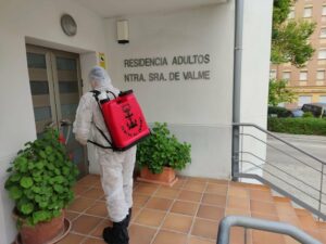 La Infantería de Marina desinfecta hoy zonas de Algeciras y Jimena