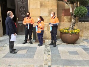 Rodríguez Ros destaca el papel de Protección Civil en la lucha contra el coronavirus