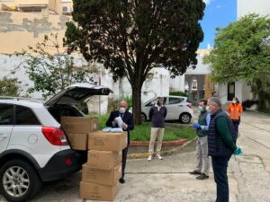La ciudad recibe otras 15.000 mascarillas que serán repartidas entre la población