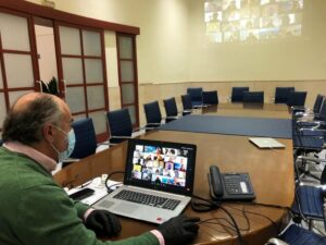 El Ayuntamiento ha celebrado 108 reuniones telemáticas desde el comienzo del estado de alarma