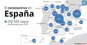 España registra un nuevo aumento en muertes diarias, con 95 en las últimas 24 horas