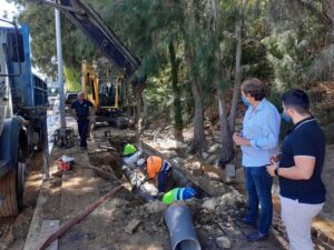 Emalgesa evita un corte de suministro de agua a 25.000 personas gracias a una rápida reparación