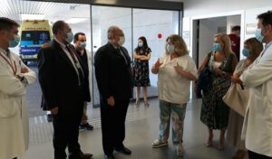 El gerente del SAS supervisa la puesta en marcha de los dos distritos sanitarios de la comarca