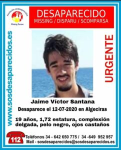 Buscan a un joven canario desaparecido que fue visto por última vez en Algeciras