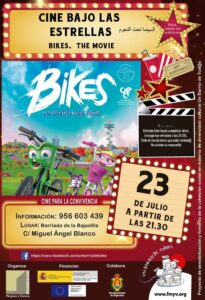 Márgenes y Vínculos lleva el cine a las calles de Algeciras con la película 'Bikes the movie'