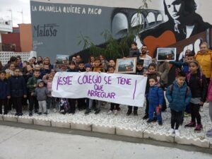 Serrat, Miguel Ríos o Sabina, algunos de los firmantes para el arreglo del CEIP Campo de Gibraltar