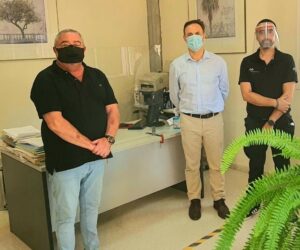 Diputación constata la normalidad de los CTA tras el confinamiento visitando el centro de Algeciras