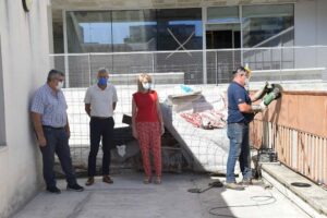 El Ayuntamiento continúa con las obras de mejora de la la 'José María Sánchez-Verdú'