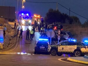 Los tres detenidos tras ser embestido un coche de Policía en Algeciras pasan a disposición judicial