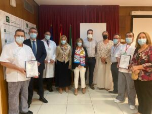 El Servicio de Cocina del Hospital Punta Europa recibe un reconocimiento por su calidad sanitaria