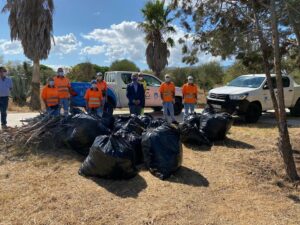 El Ayuntamiento limpia y desinfecta el Parque del Torrejón en El Rinconcillo