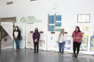 Los mejores trabajos de investigación de Diverciencia 2020 expuestos en el hall del Edificio I+D+I