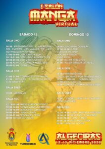 El I Salón del Manga Virtual de Algeciras cuenta con un programa lleno de actividades
