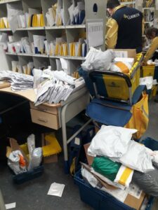 CCOO denuncia el recorte en la contratación en las unidades de reparto de Correos en la comarca