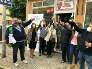 La ONCE reparte 1,4 millones entre 40 clientes de dos tiendas de ultramarinos de Algeciras