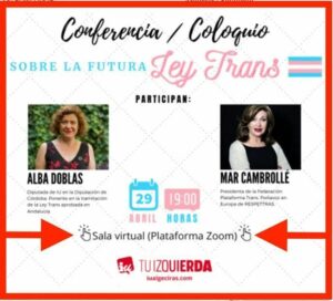 IU Algeciras condena el ciberataque sufrido en la conferencia sobre la Ley Trans por parte de la ultraderecha